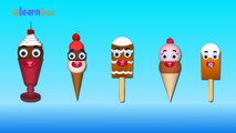 Ice Cream Cartoons Animation Singing Finger Family Nursery Rhymes for Preschool Childrens Song