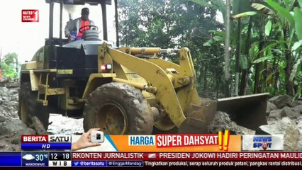 Material Longsor Putus Jalur Pasaman Barat