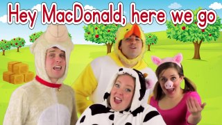 Sing Along - Old MacDonald Had a Farm with lyrics! (Kids nursery rhyme)-Q7iHJBTNe80