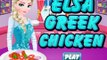 Эльза готовит цыпленка по гречески! Игра для девочек! Видео для детей!