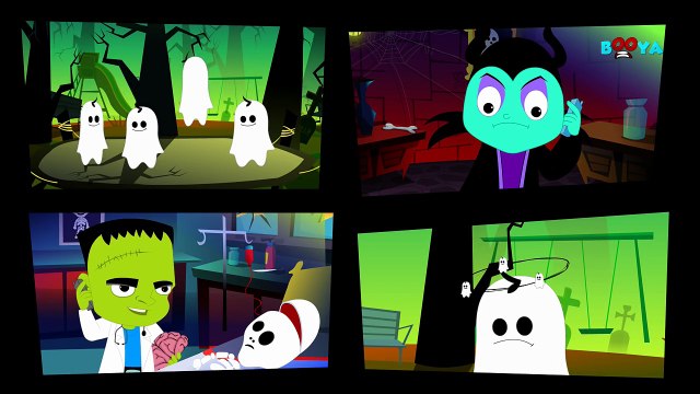 five little monsters _ scary rhymes _ nursery rhymes _ kids songs _ childrens videos-PV_nRYQklOQ