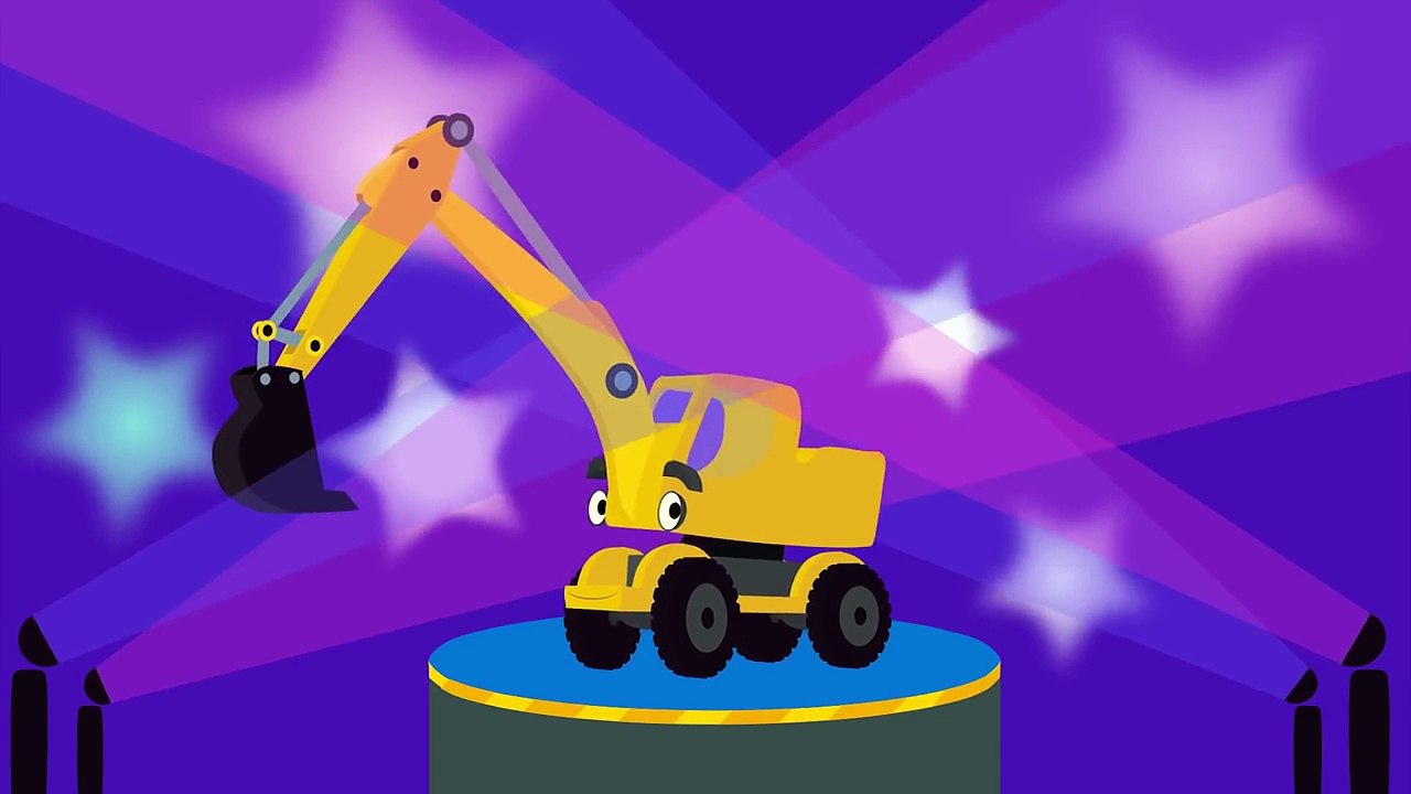 Песенка для детей - ЭКСКАВАТОР - Синий Трактор - Развивающие мультики про машинки для детей-MIBU3enm9Yk
