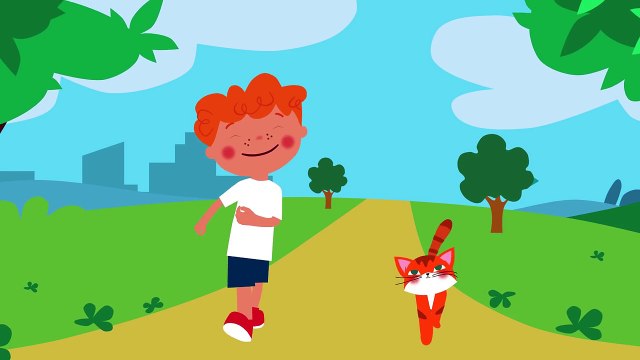 Песни для детей - РЫЖАЯ КОШКА - Развивающие мультики для малышей mQ7zeGJHdQ