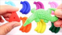Learn Colors English Letters A to H with Play Doh Bananas Surprise Toys Fun Video for Toddlers-YCs2LEes-_Y