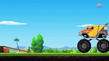 Monster Truck Stunts _ Learn Numbers For Kids-NVhe2dUE4WM