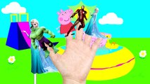 TMNT Ninja Turtles Spiderman Frozen Elsa Finger Family Song For Children Nursery Rhymes Lyric & More