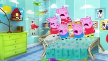 Five Little Peppa Pig and Many More Fun, Peppa Iron Man Jumping on the Bed Finger Songs