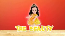 Disney Princess Belle Doll Toys Kinder Eggs Surprise Opening Animation/Baby Songs