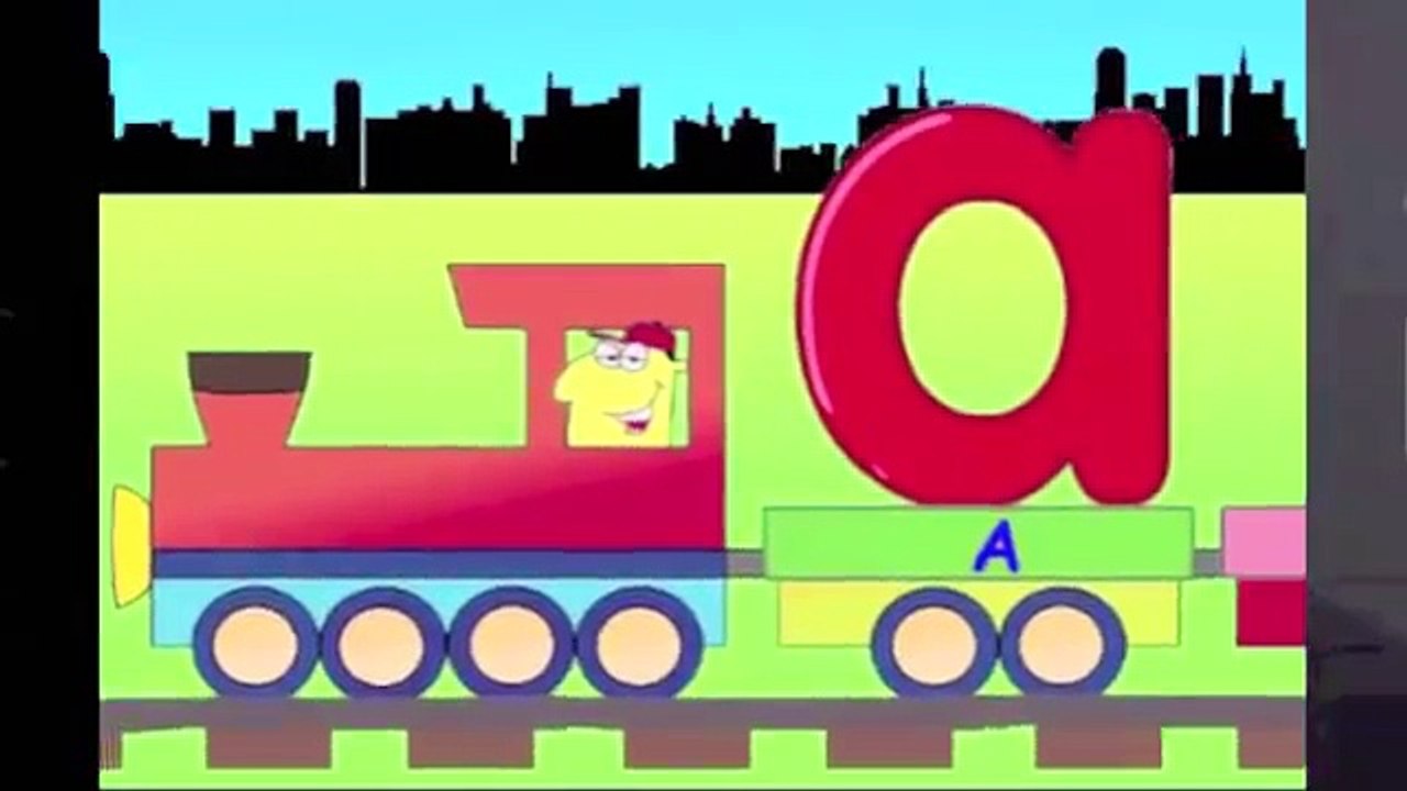 Learn Small Alphabet Train - learning lowercase alphabet abc train for kids