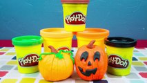 Halloween Play Doh Jack O Lantern Play-Doh Fall Pumpkin PlayDoh Tutorial