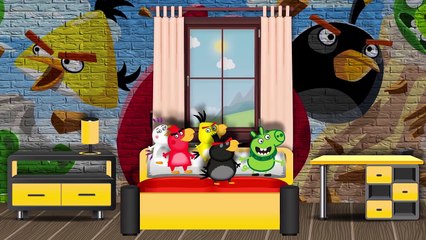 Download Video: 5 Little Angry Birds Jumping On The Bed. 5 Little Pig and More Lyrics