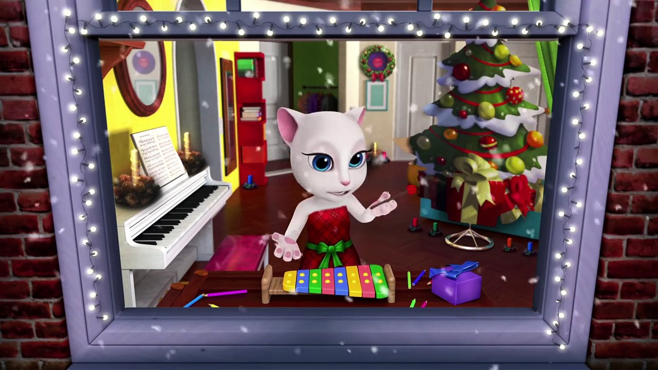 NEW SONG - Merry Christmas from Talking Angela (Music Tutorial)-Spji6dpK2qY