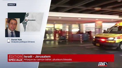 Jérusalem : Attaque au camion bélier, plusieurs blessés