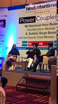 Sukhbir Badal LIVE from Hindustan Times Power Couple Summit with Harsimrat Badal