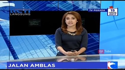 Jalan Sepanjang 200 Meter Amblas Akibat Galian Ilegal