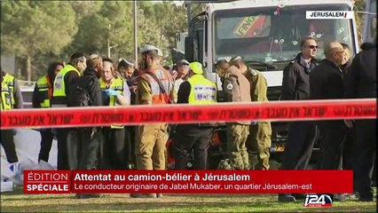 Attentat au camion-bélier contre un arrêt de bus à Jérusalem
