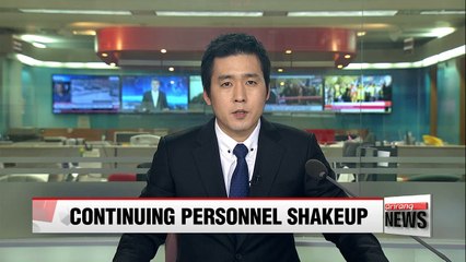 Saenuri Party's interim leader continues to hold onto post, vowing to continue his personnel shakeup drive