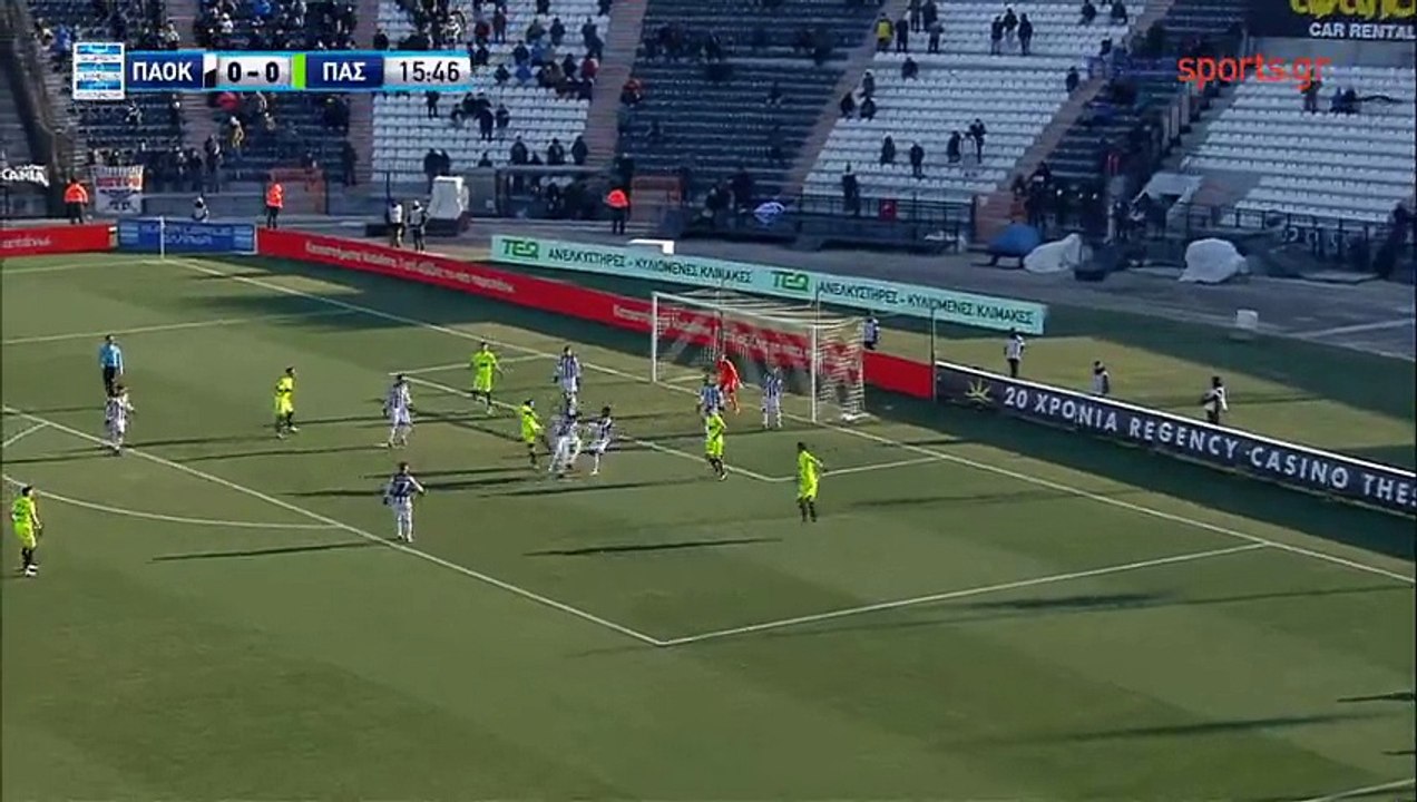 0-1 Themistoklis Tzimopoulos Amazing Goal – PAOK 0-1 PAS Giannina - 08.01.2017 [HD]