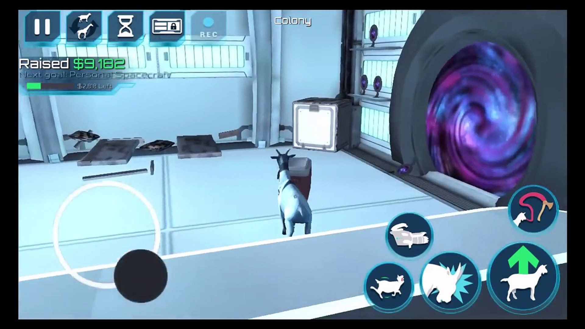 Goat Simulator Waste Of Space By Coffee Stain Studios Ios Android Gameplay Video Video Dailymotion
