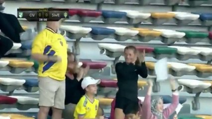 Suède 1-2 Côte d'Ivoire - les buts  - Match Amical - 08.01.2017ᴴᴰ