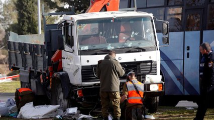 Cuatro soldados israelíes mueren en un atentado con camión en Jerusalén