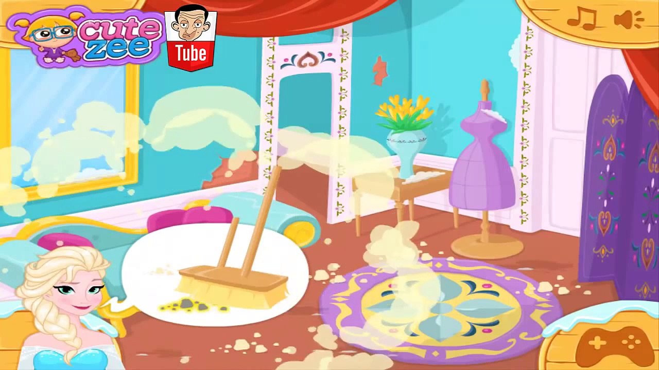 ᴴᴰ ღ Frozen Princess Elsa ღ - Elsa's House Makeover Game - Baby Games (ST)