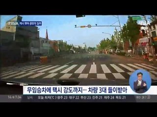 20대 男, 택시 빼앗아 광란의 질주… ‘정신 가출’