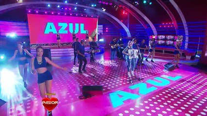 Azul La Dama Del Acordeon En Pasion De Sabado 7/1/2017