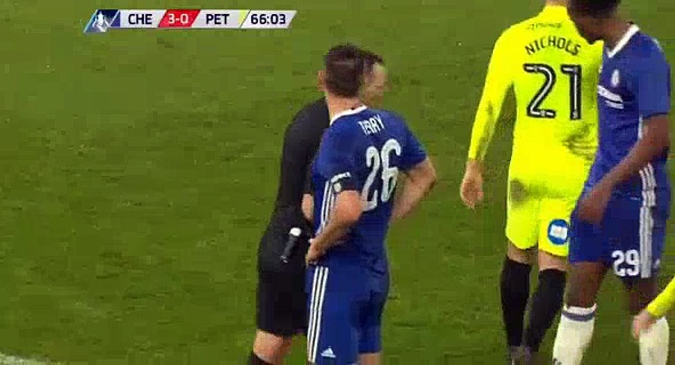 John Terry RED CARD HD - Chelsea 3-0 Peterborough United - 08.01.2017 HD