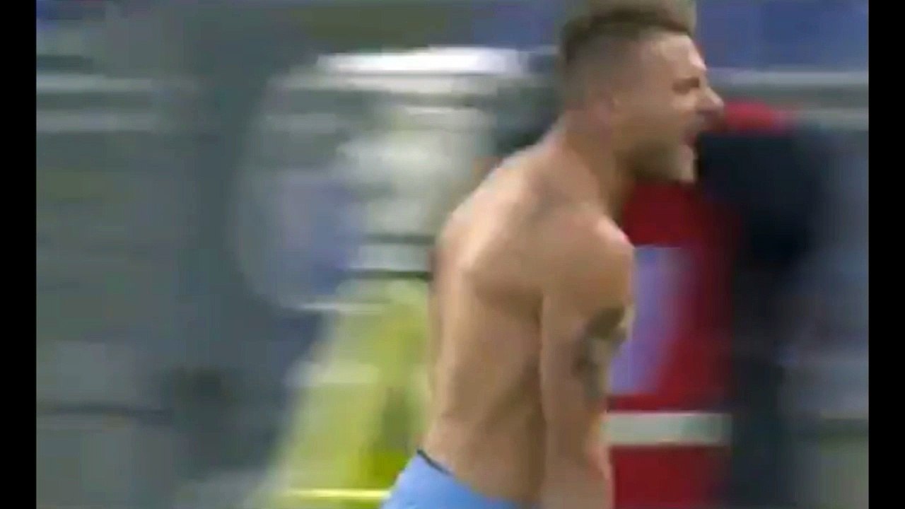 LAZIO - CROTONE 1-0 , IL GOL DI IMMOBILE CON LA VOCE DI ZAPPULLA