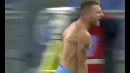 LAZIO - CROTONE 1-0 , IL GOL DI IMMOBILE CON LA VOCE DI ZAPPULLA