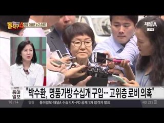 박수환, 샤넬 명품가방 수십개 구입…로비 의혹
