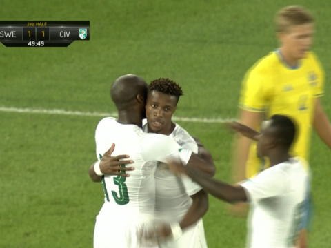 International Friendly: Sweden 1-2 Ivory Coast