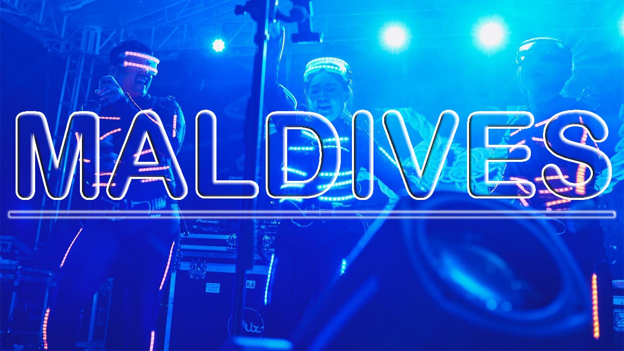 SHERATON MALDIVES - TRON LED DANCE MALDIVES DANCER INDONESIA