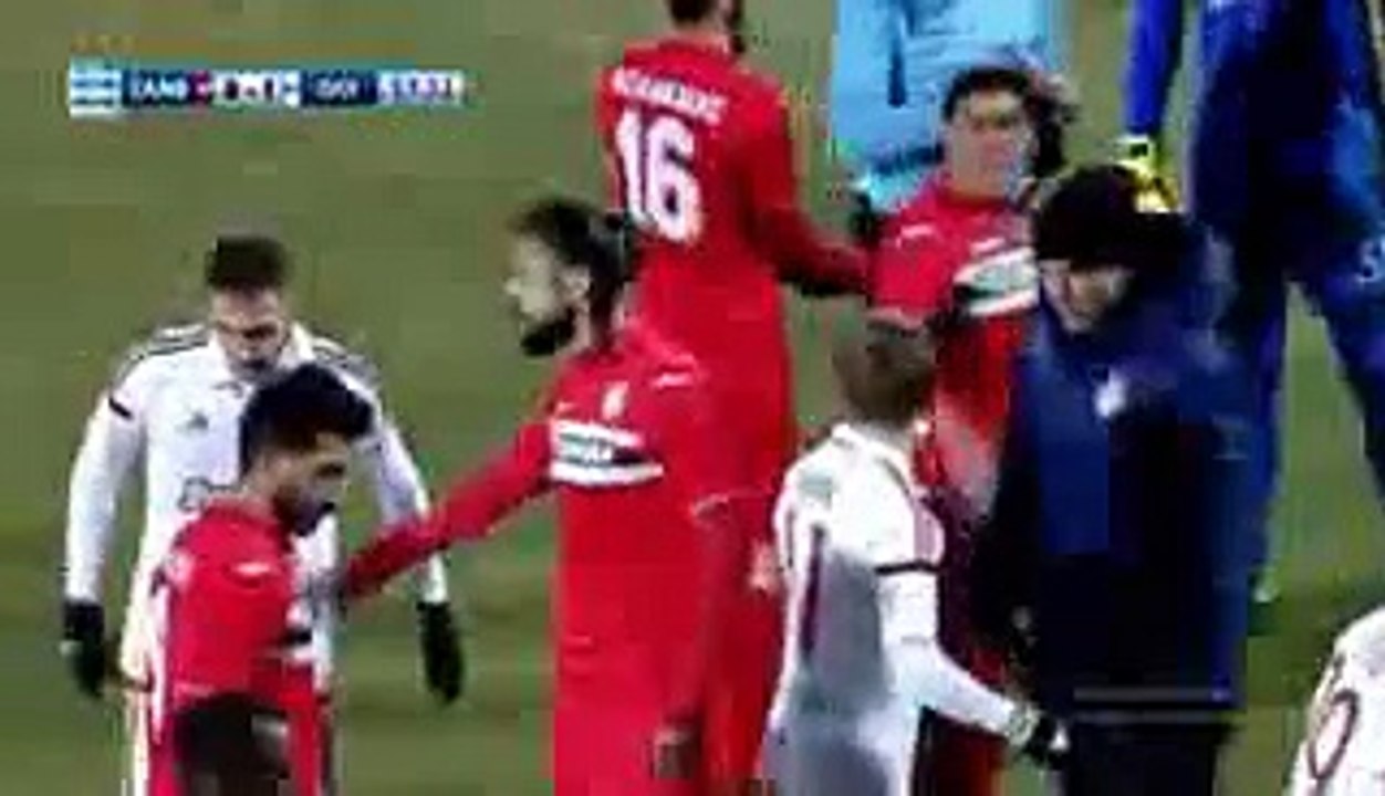 Seba & Christos Lisgaras Red Card - Xanthi 0-1 Olympiakos - 08-01-2017