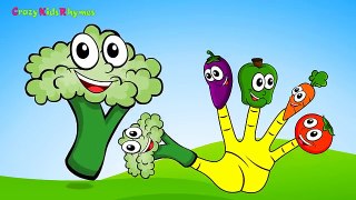 Finger Family (Vegetable Finger Family) Nursery Rhyme Kids Animation Rhymes Songs Finger Family Song