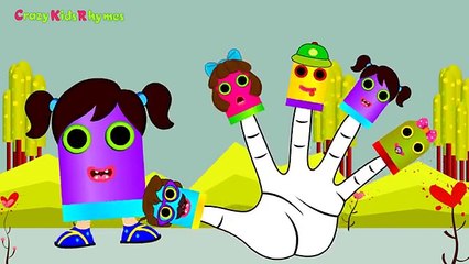 Finger Family Jelly Finger Family Nursery Rhymes for Children _ Daddy Finger Songs for Kids