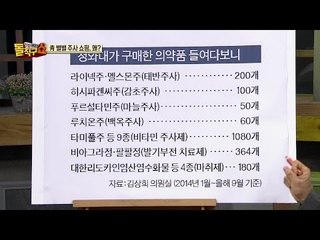 청와대, 태반·백옥 등 주사제 1500개 구입… 도대체 왜?