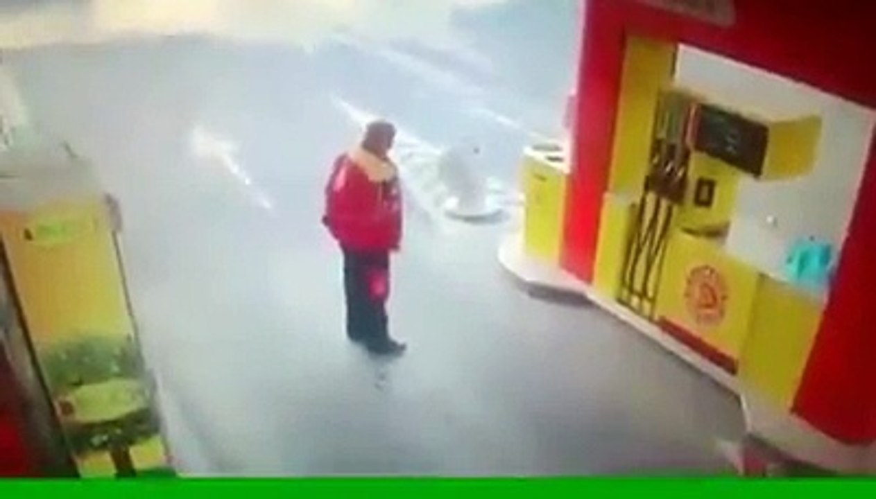 This man has luck
