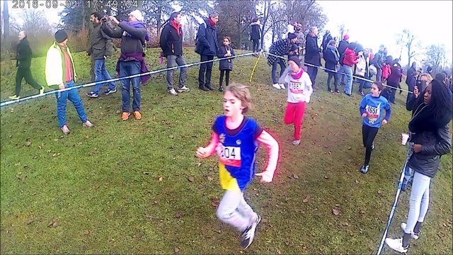 Cross Départemental du Val de Marne 08/01/2017 à Champigny-sur-Marne Course Arrivée catégorie Poussines