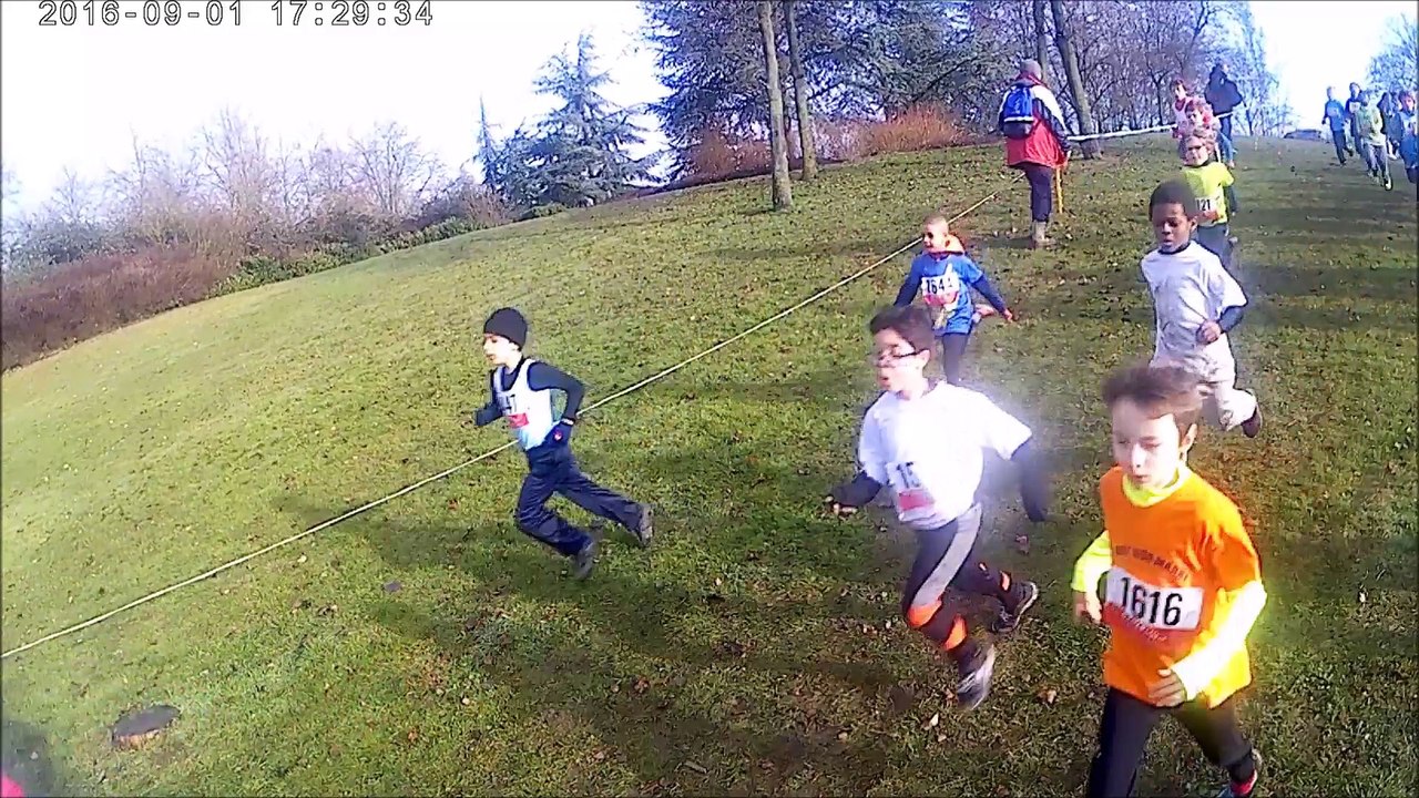 Cross Départemental du Val de Marne 08/01/2017 à Champigny-sur-Marne Course Arrivée catégorie éveils garçons