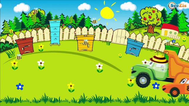 Voitures et camions dessins animés pour les enfants - CAMION - La voiture pour enfants