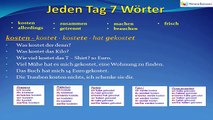 Jeden Tag 7 Wörter | Deutsche Wortschatz | 4.Tag
