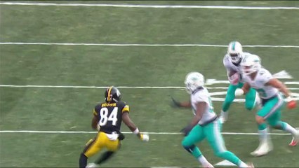 Ben Roethlisberger intercepted by Michael Thomas