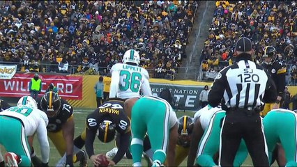 Tony Lippett gifts Steelers first down after trying to jump over line