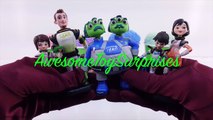 Learn Colors! Miles from Tomorrowland Play-Doh Dippin Dots Surprise Eggs Clay Foam Snow Cone Cups