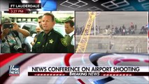 Fort Laudedale Sheriff being interviewed about airport shooting