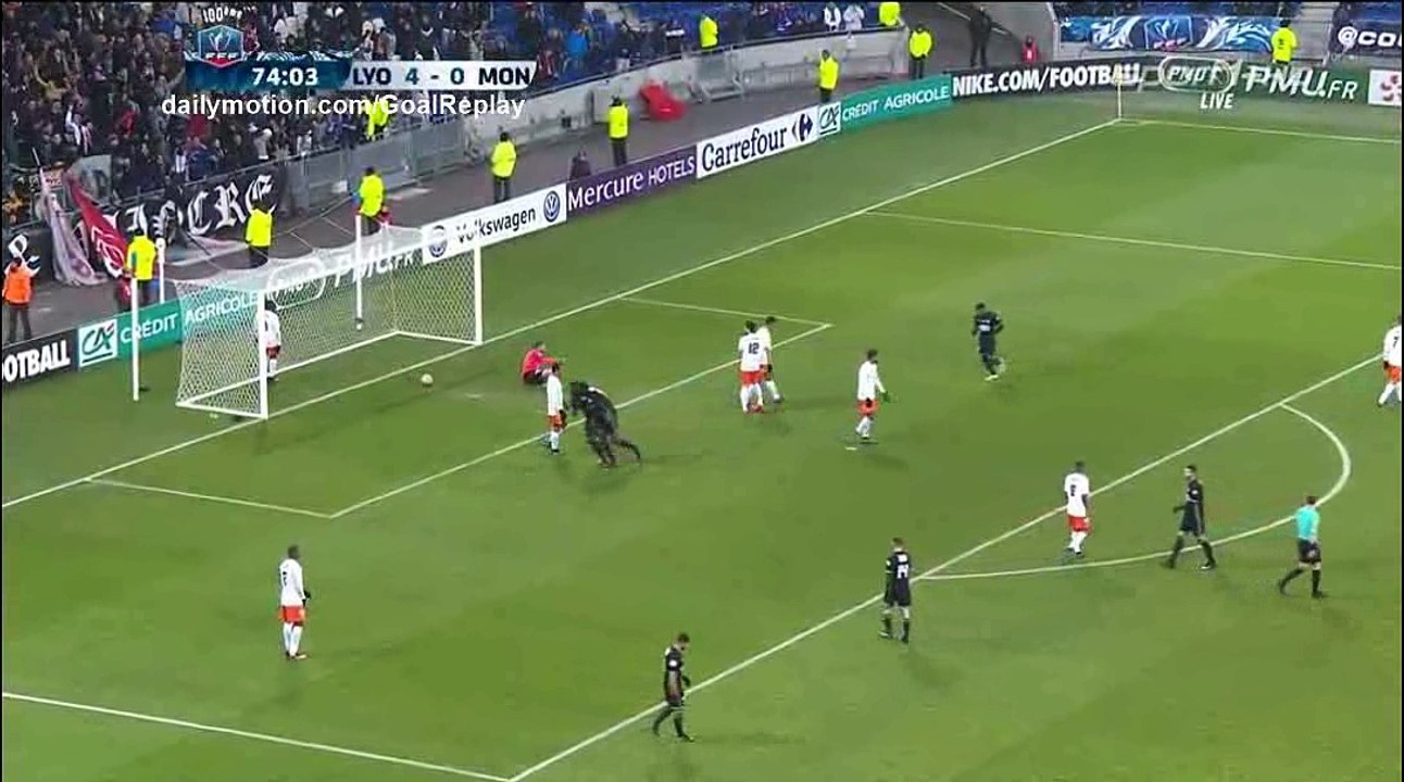 Maxwel Cornet second Goal HD - Lyon 5 - 0 Montpellier - 08.01.2017 HD