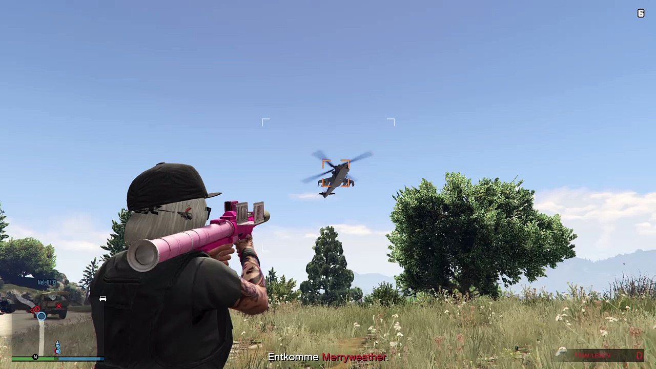 Grand Theft Auto V Helikopter Angriff xD