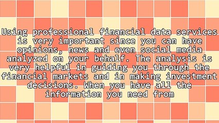 Getting Your Financial Data From A Service Provider